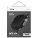 Uniq Valencia Apple Watch Ultra 49mm dėklas. juoda/vidurnakčio juoda Uniq Valencia Apple Watch Ultra 49mm dėklas. juoda/vidurnakčio juoda