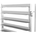 Catering trolley for transporting 16 pallet containers 60 x 40 cm Royal Catering RCTW-16TB.1
