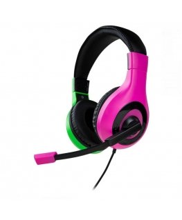Bigben Interactive Wired Stereo Gaming Headset V1 Гарнитура Проводная Оголовье Игровой Черный, Зеленый, Розовый