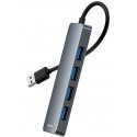 4in1 Hub Baseus UltraJoy Lite USB-A to USB 3.0 15cm (grey) 4in1 Hub Baseus UltraJoy Lite USB-A to USB 3.0 15cm (grey)