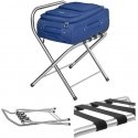 Royal Catering Standing luggage rack travel bags foldable luggage up to 50kg 440x560x670mm