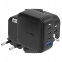 ENERGEA ład. siec. 1xUSB+3xUSB-C PD-PPS-QC 3.0 100W 3C1A czarny| ENERGEA ład. siec. 1xUSB+3xUSB-C PD-PPS-QC 3.0 100W 3C1A czarny|