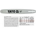 Yato grandinės kreiptuvas 38 cm 15 colių žingsnis 0,325 U, skirtas YT-84900 YT-84941 YT-84963 (YT-84934)