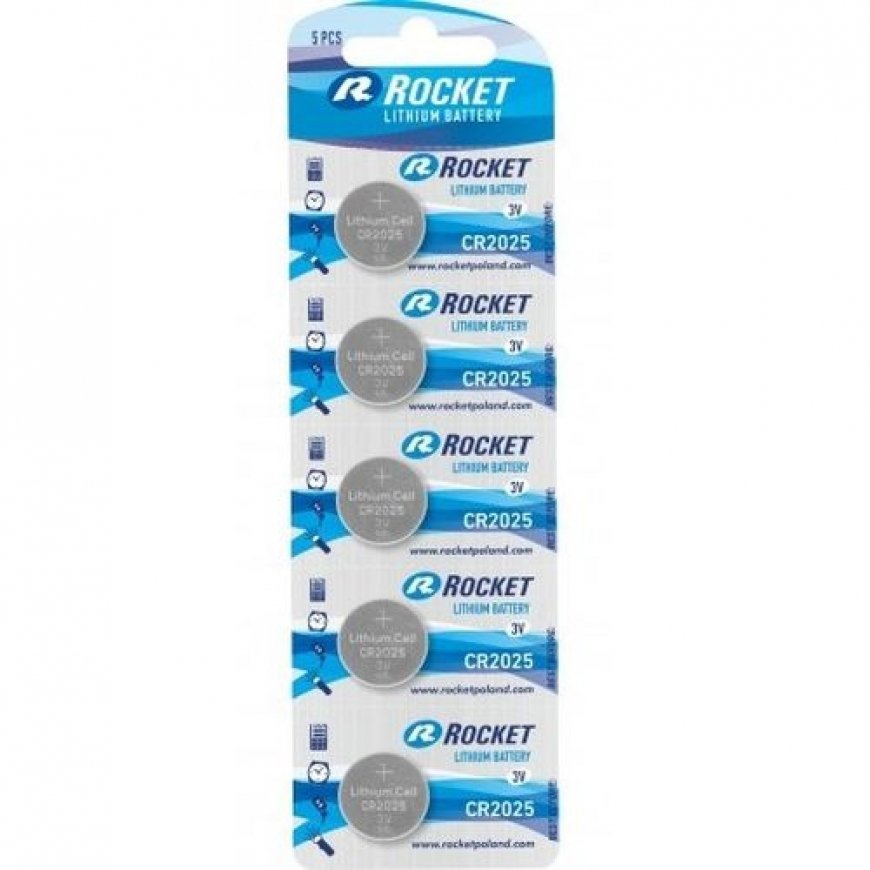 Rocket CR2025-5BB Blister Pack 5pcs.