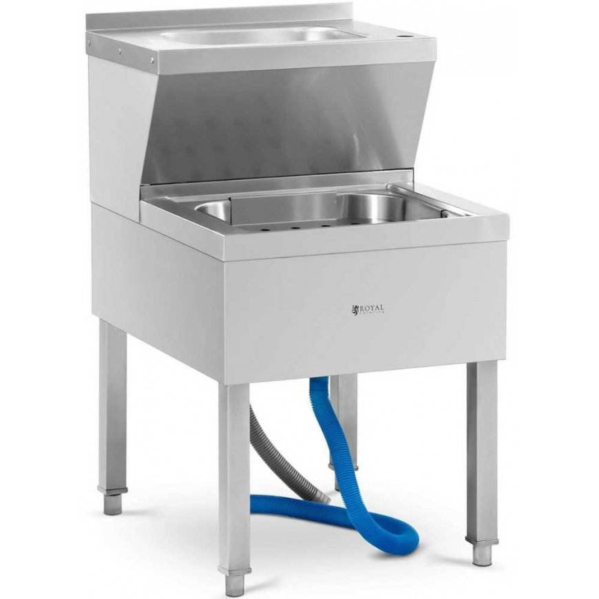 Royal Catering Mop valymo kriauklė su praustuvu 61 x 50 x 84,5 cm – 2