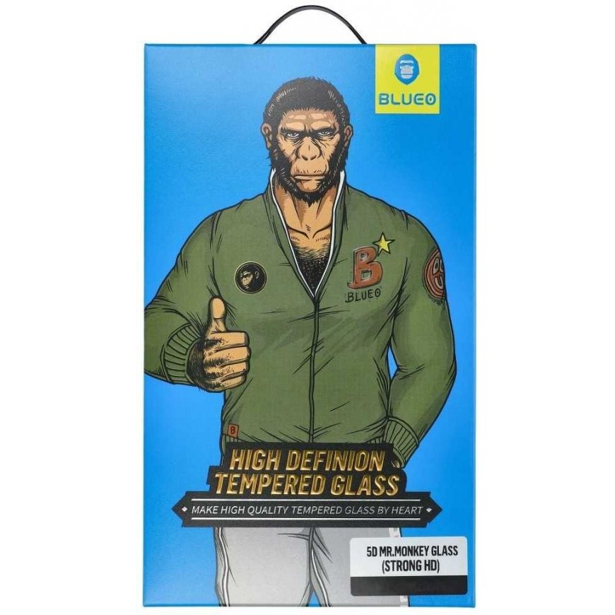 Partner Telecom Blueo 5D Mr. Monkey Glass - Apple iPhone XS black (Strong HD)