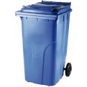 Container bucket for waste and garbage CERTIFICATES Europlast Austria - blue 240L