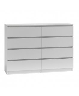 Topeshop M8 140 BIEL kumode