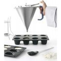 Steel gun dispenser for sauces and creams - Hendi 551806 Steel gun dispenser for sauces and creams - Hendi 551806