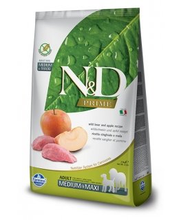 Farmina Pet Food N&D Prime 12 kg Täiskasvanu Õun, Metssiga