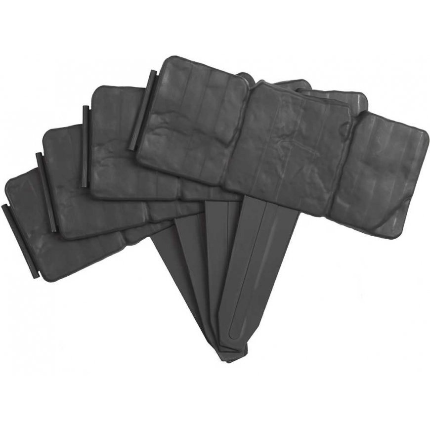Gsg24 Palisade lawn edging imitation stone STONE 2.5m - gray – 3