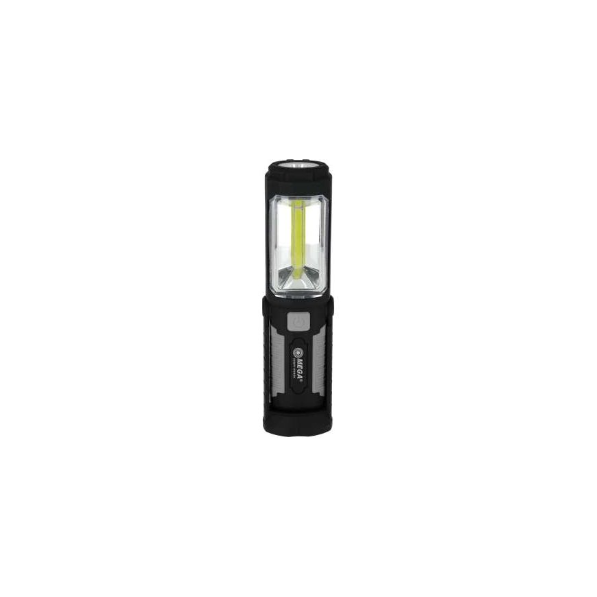 Mega Workshop flashlight, 3w, 2x cob