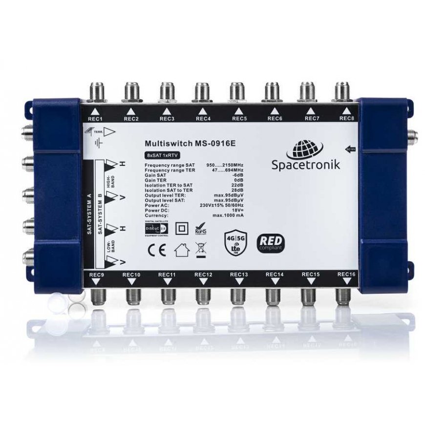 Plug Spacetronik Multiswitch 9/16 Spacetronik E-Series MS-0916E – 2
