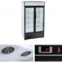 Royal Catering Šaldytuvas, šaldytuvas, dvigubo stiklo gėrimų šaldymo spinta, 2-8C 630L Royal Catering Šaldytuvas, šaldytuvas, dvigubo stiklo gėrimų šaldymo spinta, 2-8C 630L