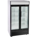 Royal Catering Šaldytuvas, šaldytuvas, dvigubo stiklo gėrimų šaldymo spinta, 2-8C 630L Royal Catering Šaldytuvas, šaldytuvas, dvigubo stiklo gėrimų šaldymo spinta, 2-8C 630L