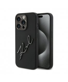 Karl Lagerfeld KLHCP15LSKSBMCK Back Case for Apple iPhone 15 Pro