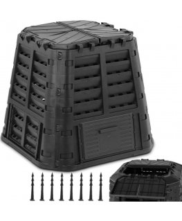 Hillvert Garden composting bin for organic waste 69 x 69 x 82 cm 480 l