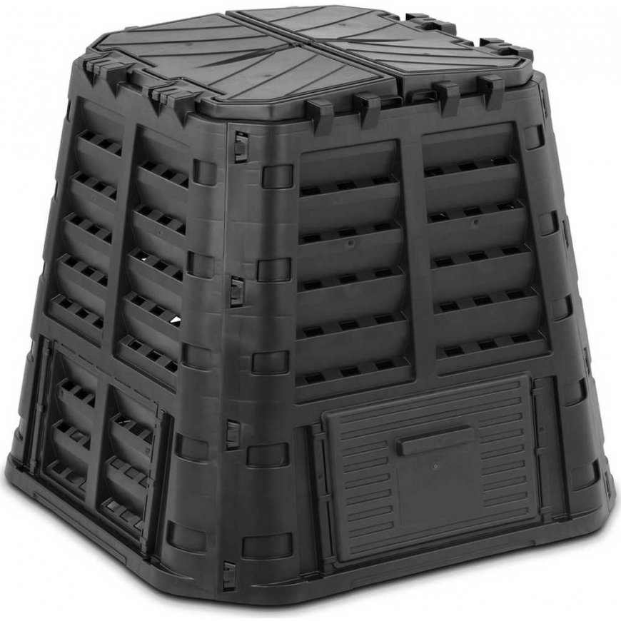 Hillvert Garden composting bin for organic waste 69 x 69 x 82 cm 480 l – 2