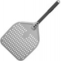 Pizza shovel short handle, perforated, square, 350 x 710 mm - Hendi 618080 Pizza shovel short handle, perforated, square, 350 x 710 mm - Hendi 618080