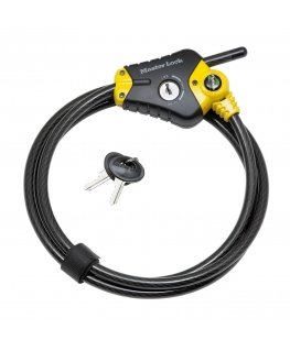 MASTER LOCK 8433EURD kabelio užraktas Juoda, Geltona 1,8 m