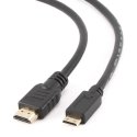 Gembird CC-HDMI4C-6 HDMI kabelis 1,8 m HDMI Type A (Standard) HDMI Type C (Mini) Melns Gembird CC-HDMI4C-6 HDMI kabelis 1,8 m HDMI Type A (Standard) HDMI Type C (Mini) Melns