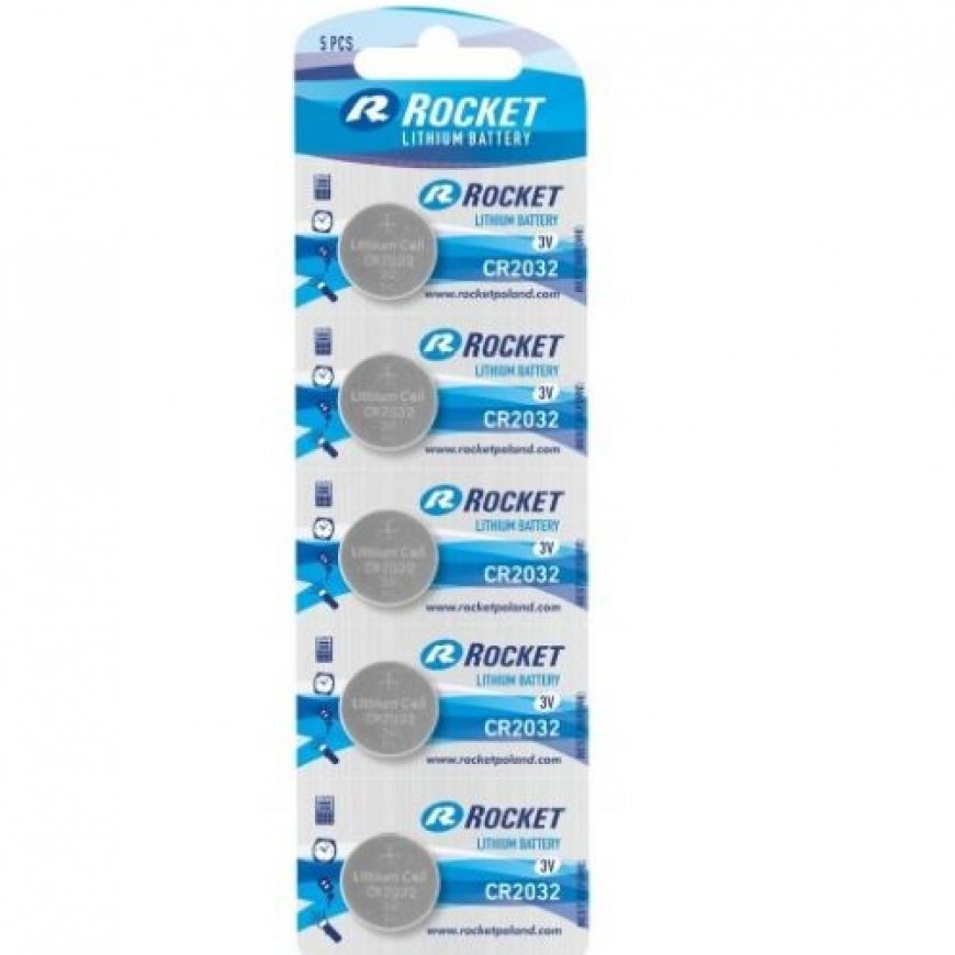 Rocket CR2032-5BB BLISTER PACK 5PCS.