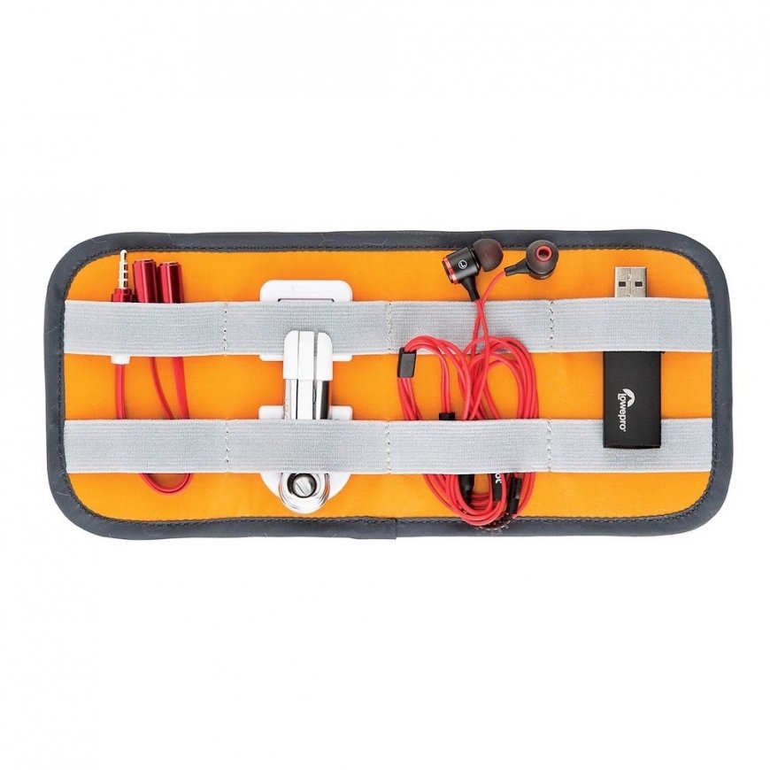Lowepro Pouch Medium GearUp GL Piniginė Nailonas, Ripstopas, Poliesteris Oranžinė, Pilka – 2