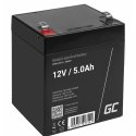 Green Cell AGM27 UPS-akku Sealed Lead Acid (VRLA) 12 V 5 ah Green Cell AGM27 UPS-akku Sealed Lead Acid (VRLA) 12 V 5 ah