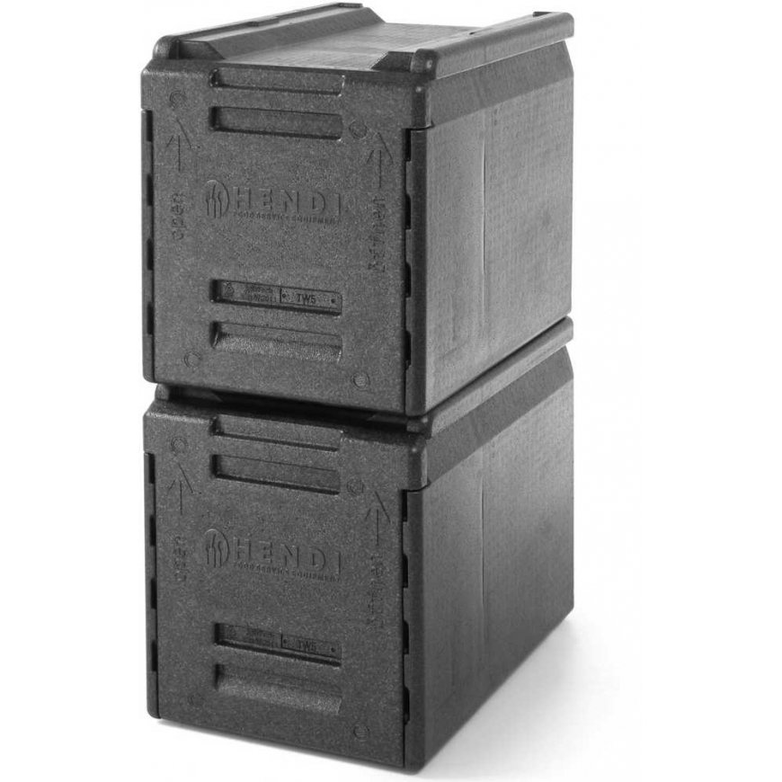 Hendi Heat insulating capacity food thermos for transporting food PP GN1/1 66L – 3