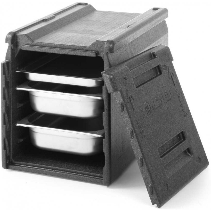 Hendi Heat insulating capacity food thermos for transporting food PP GN1/1 66L – 4