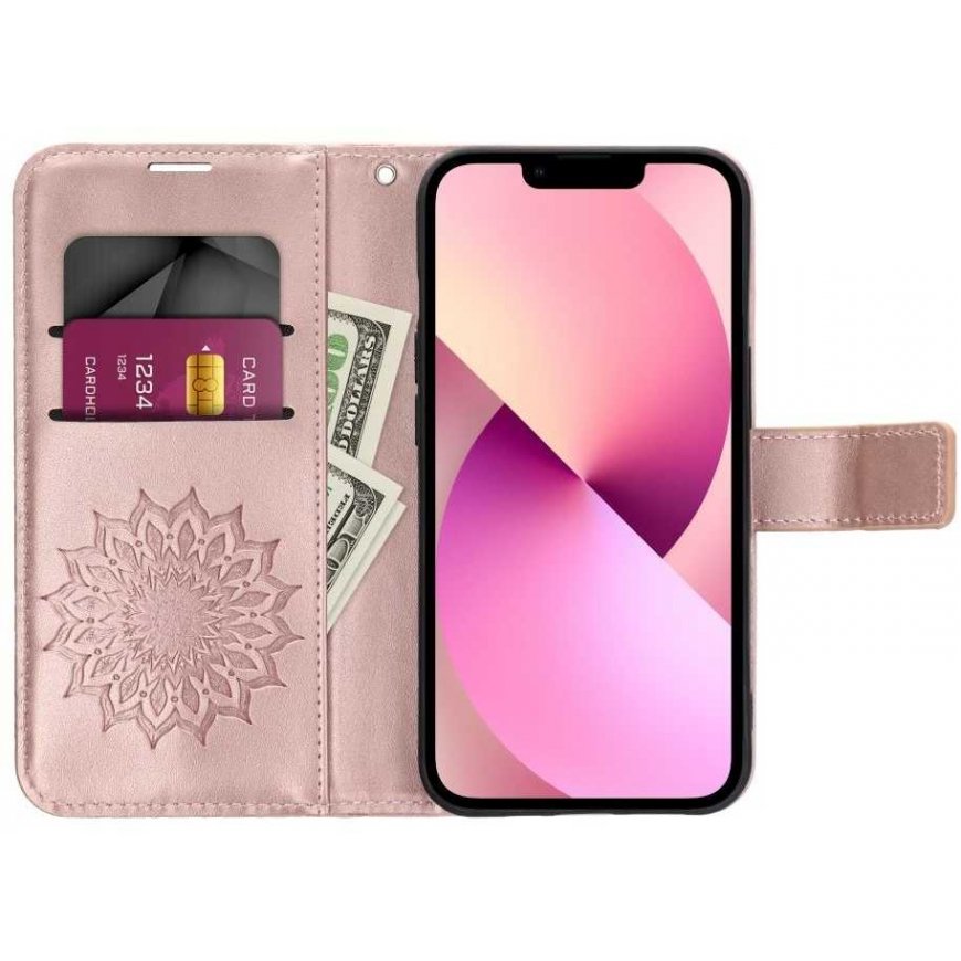 Case Oem MEZZO Book case for SAMSUNG A13 4G mandala rose gold – 4