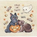 luca S Counted Cross Stitch Kit "Trick Or Treat" №2 14x13cm SLETIL8815 luca S Counted Cross Stitch Kit "Trick Or Treat" №2 14x13cm SLETIL8815