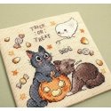 luca S Counted Cross Stitch Kit "Trick Or Treat" №2 14x13cm SLETIL8815 luca S Counted Cross Stitch Kit "Trick Or Treat" №2 14x13cm SLETIL8815