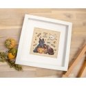 luca S Counted Cross Stitch Kit "Trick Or Treat" №2 14x13cm SLETIL8815 luca S Counted Cross Stitch Kit "Trick Or Treat" №2 14x13cm SLETIL8815