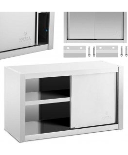 Royal Catering Cabinet ścienna gastronomiczna with drzwiami przesuwanymi STAL 100 x 45 x 60 cm