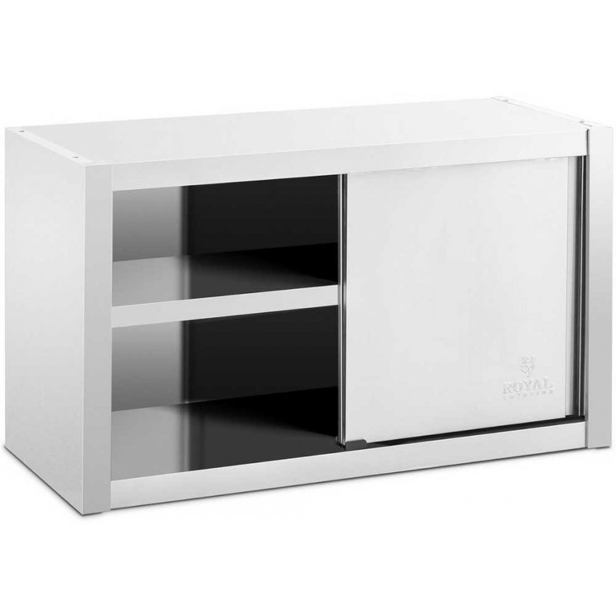 Royal Catering Spinta ścienna gastronomiczna su drzwiami przesuwanymi STAL 100 x 45 x 60 cm – 2