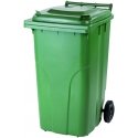 Container bucket for waste and garbage CERTIFICATES Europlast Austria - green 240L Container bucket for waste and garbage CERTIFICATES Europlast Austria - green 240L
