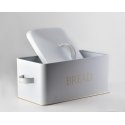 Mondex SANDY VINTAGE bread pan 39x18xh21cm - white Mondex SANDY VINTAGE bread pan 39x18xh21cm - white