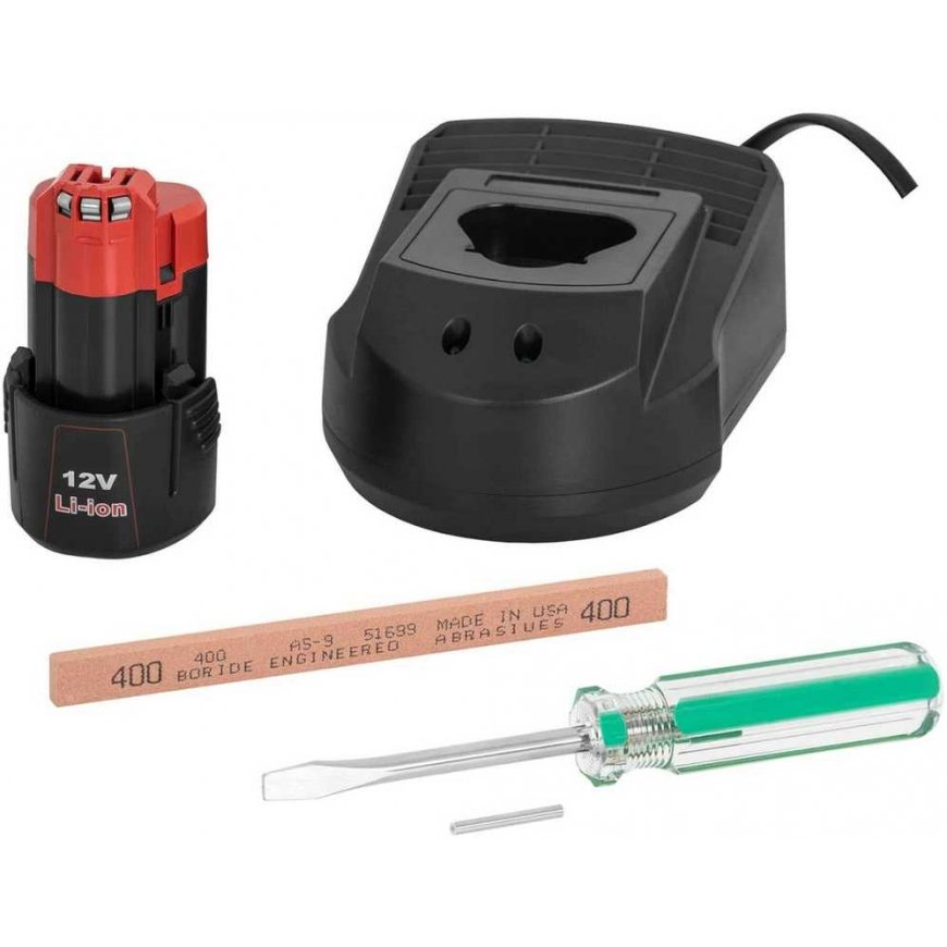 Royal Catering Nóż do kebaba elektrinis belaidis śr. 100 mm 3000 obr./min 80 W – 4