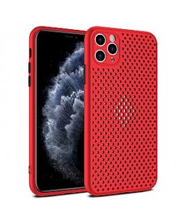 Fusion Breathe Case Silicone Case For Apple iPhone 12 Mini Red