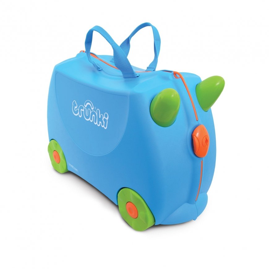 Trunki Terrance Ratiņi Cietā aizsargķivere Zils