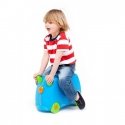 Trunki Terrance Trolley Hard shell Blue 18 L Plastic