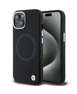 BMW BMHMP15SSILBK2 iPhone 15 6.1" czarny|black Signature Liquid