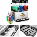 Royal Catering Granitor dyspenser urządzenie do napojów slush granity potrójny 3x 12L Royal Catering Granitor dyspenser urządzenie do napojów slush granity potrójny 3x 12L