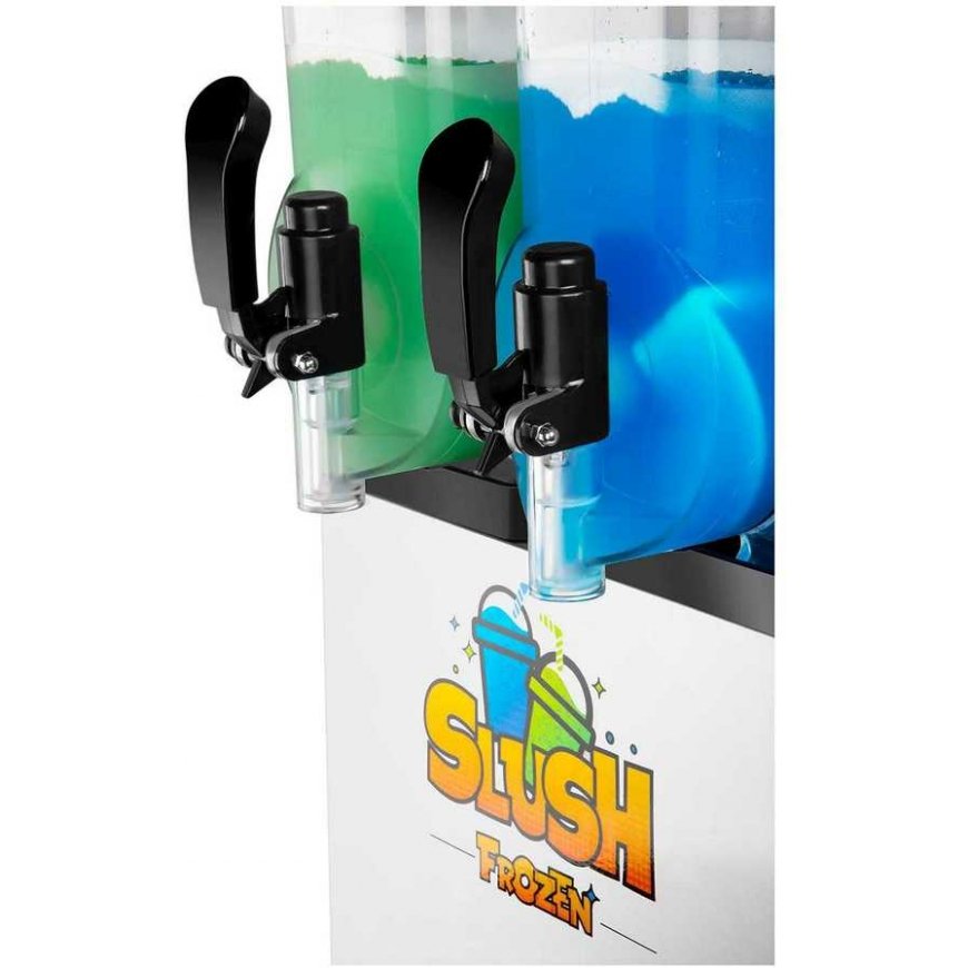 Royal Catering Granitor dyspenser urządzenie do napojów slush granity potrójny 3x 12L – 5