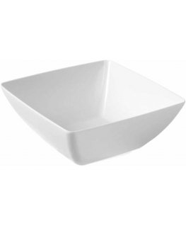 Hendi Square melamine food bowl white 27x27cm