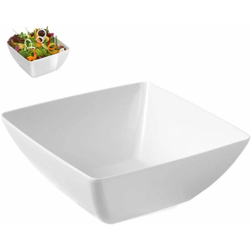 Hendi Square melamine food bowl white 27x27cm – 2