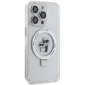 Case Karl Lagerfeld Ring Stand Karl&Choupette MagSafe case for iPhone 13 Pro / 13 - white Case Karl Lagerfeld Ring Stand Karl&Choupette MagSafe case for iPhone 13 Pro / 13 - white