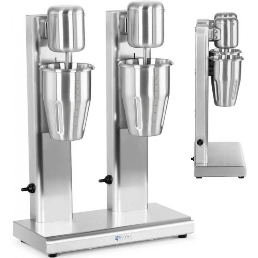 Mixer Royal Catering Cocktail shaker bar mixer double 2 x 1 l 15000 rpm