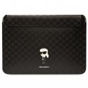 Karl Lagerfeld Sleeve KLCS16SAKHPKK 16" czarny|black Saffiano Mo Karl Lagerfeld Sleeve KLCS16SAKHPKK 16" czarny|black Saffiano Mo
